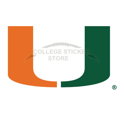 Personal Miami Hurricanes Iron-on Transfers (Wall Stickers)NO.5042